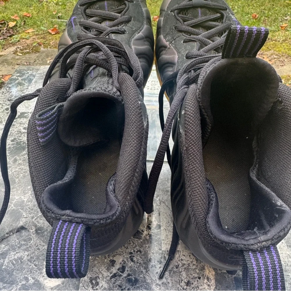 Nike Air Foamposite One Eggplant 2009 314996-051 Size 9.5 Men ( SOLE DETACHED) - Picture 15 of 16